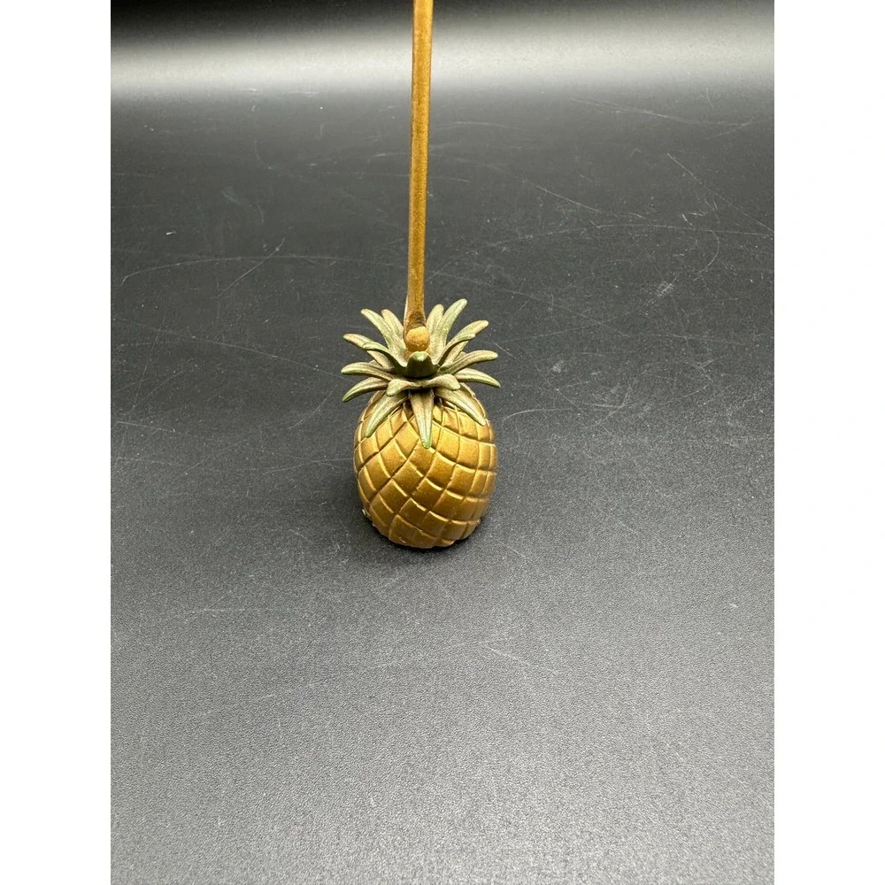 Vintage Partylite Pineapple Candle Snuffer Tropical Ornate Handle 9.5 Inch - Picture 7 of 7